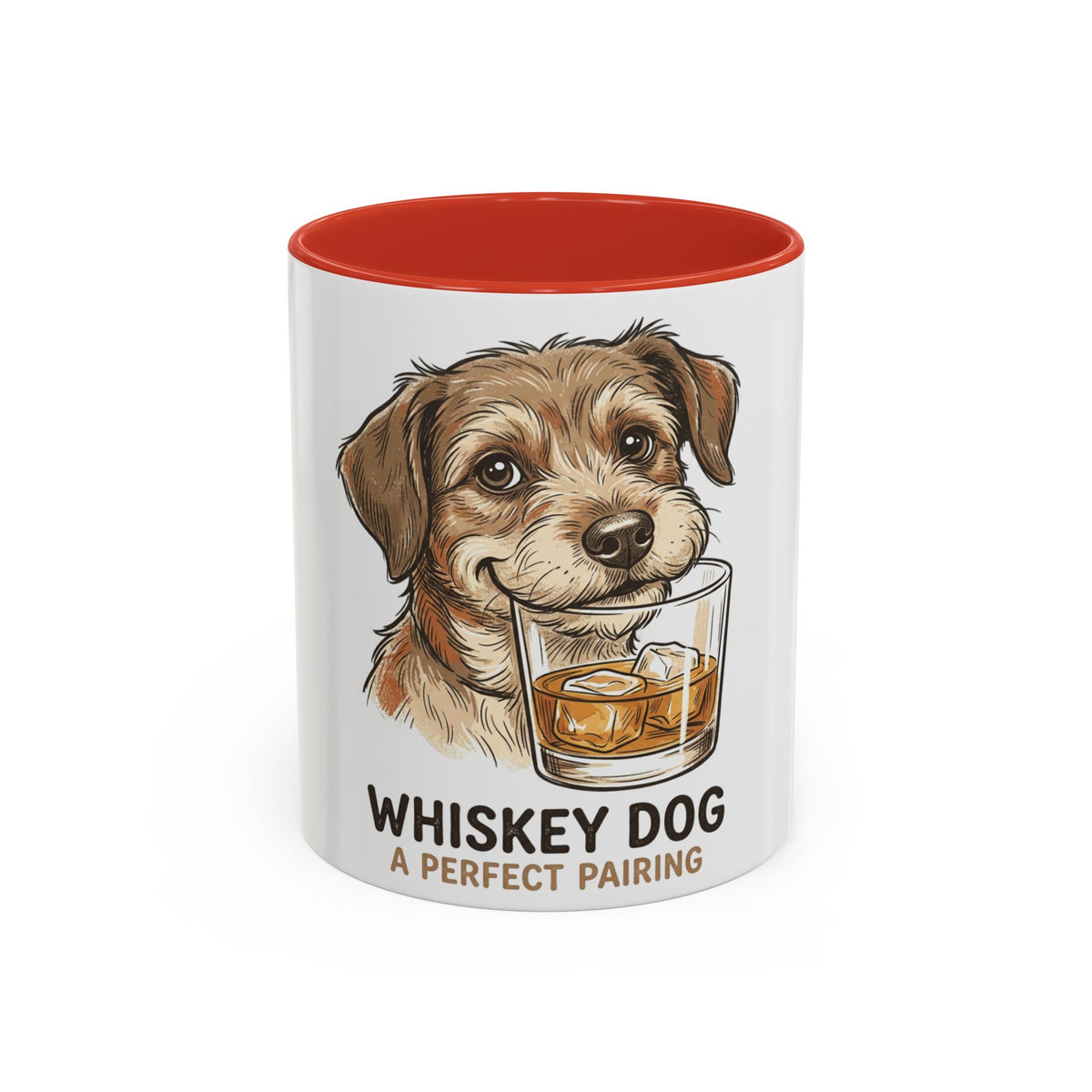 Whiskey Dog illustration mug | Coffee Mug
