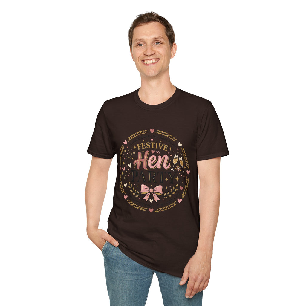 Festive Hen Party T-Shirt | Bachelorette Celebration Design