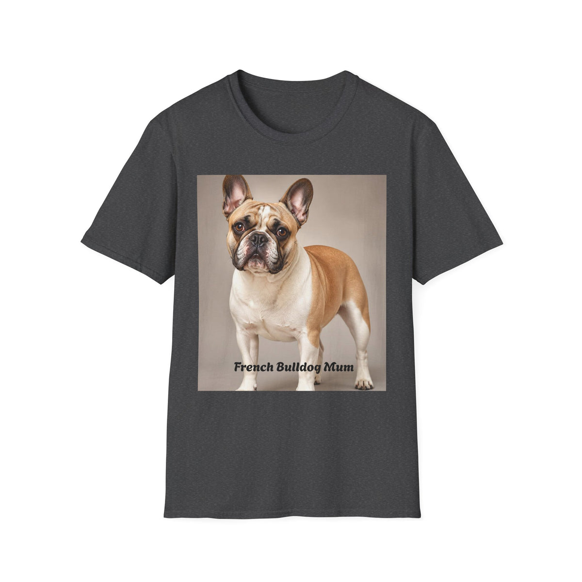 French Bulldog Photo Mum T-Shirt | Frenchie Mom Tee