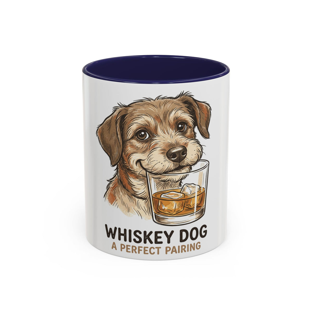 Whiskey Dog illustration mug | Coffee Mug