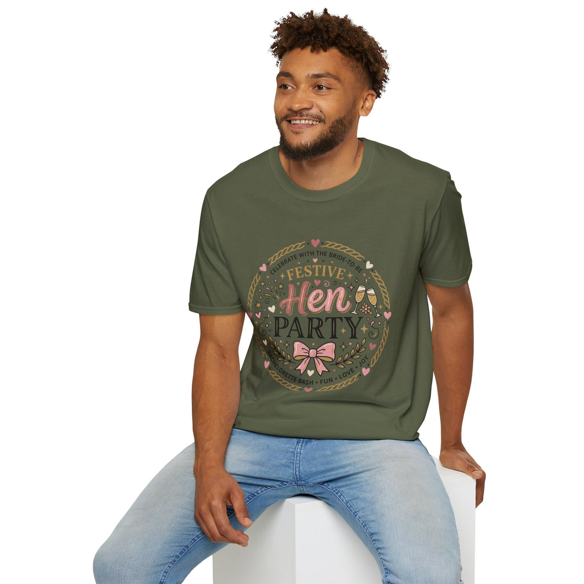 Festive Hen Party T-Shirt | Bachelorette Celebration Design
