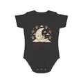 Halloween Baby Bodysuit — "Midnight Milk Club: My First Halloween" Cute Moon & Cupcake Infant One-Piece