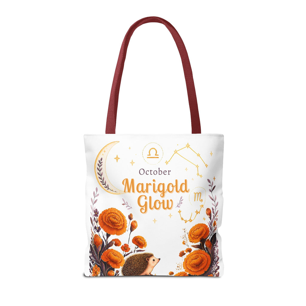 October Birth Flower - Marigold Glow Tote Bag (AOP)