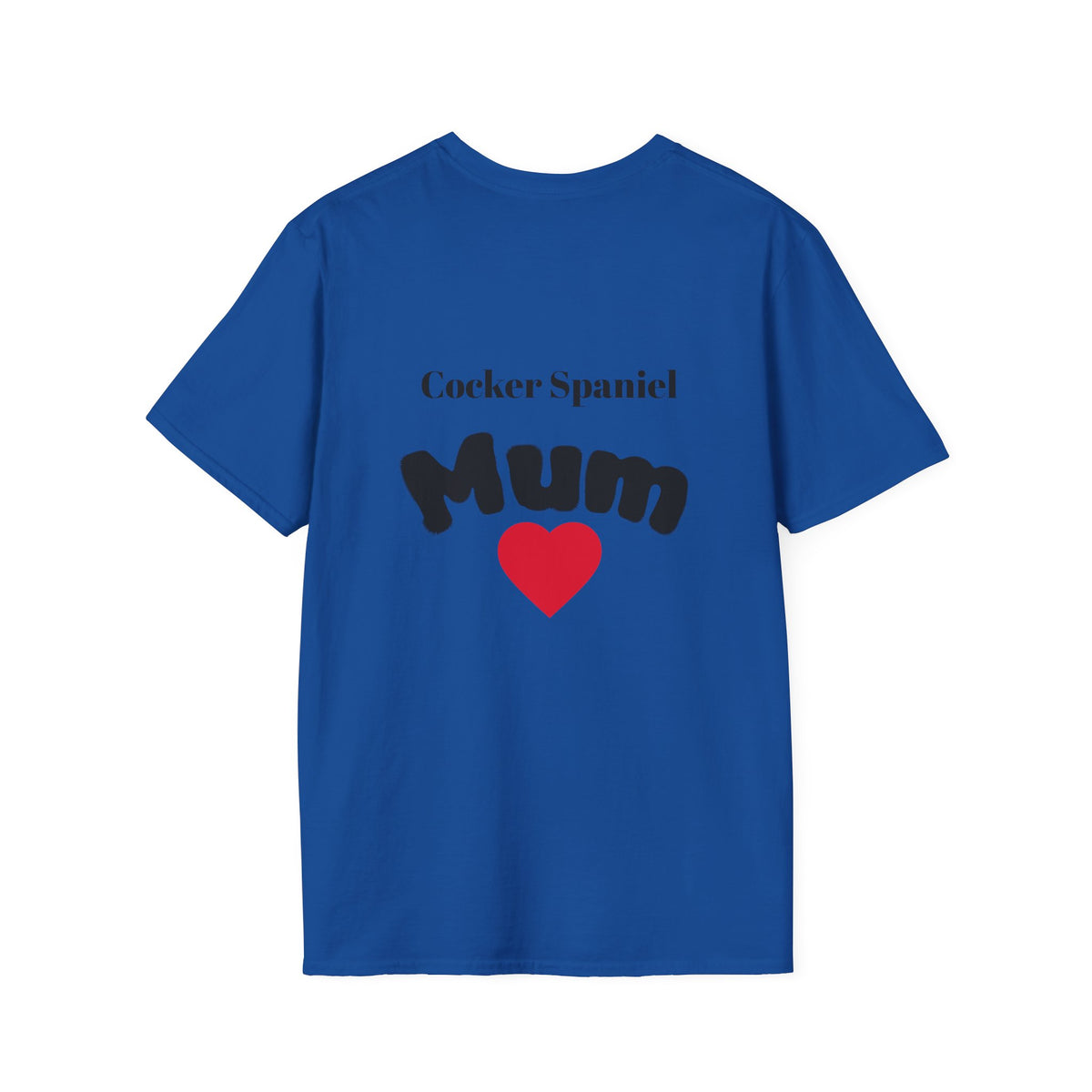 Cocker Spaniel Dog Mum T-Shirt — Dog Mom Graphic Tee with Photo Print