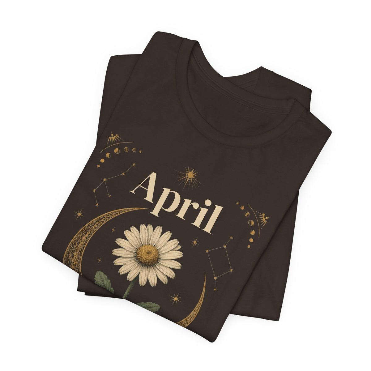 April Birth Flower Tee | Daisy Botanical Design | Birthday Gift