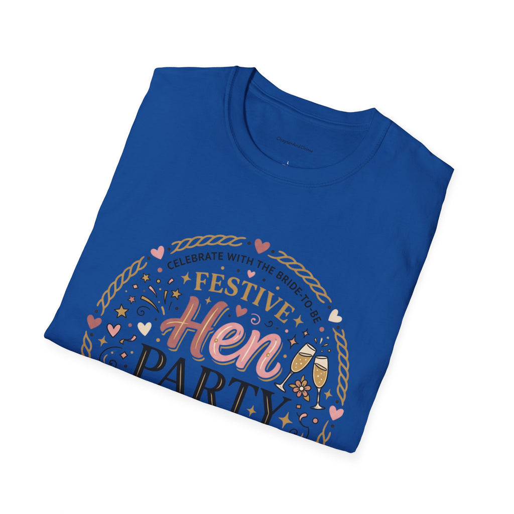 Festive Hen Party T-Shirt | Bachelorette Celebration Design