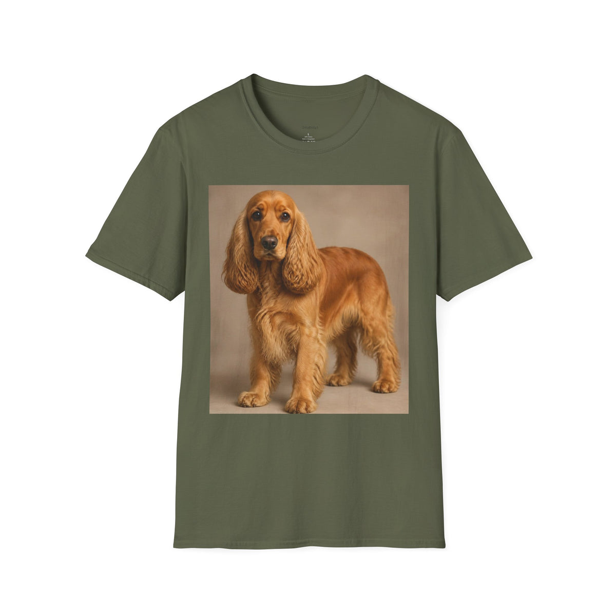 Cocker Spaniel Dog Mum T-Shirt — Dog Mom Graphic Tee with Photo Print