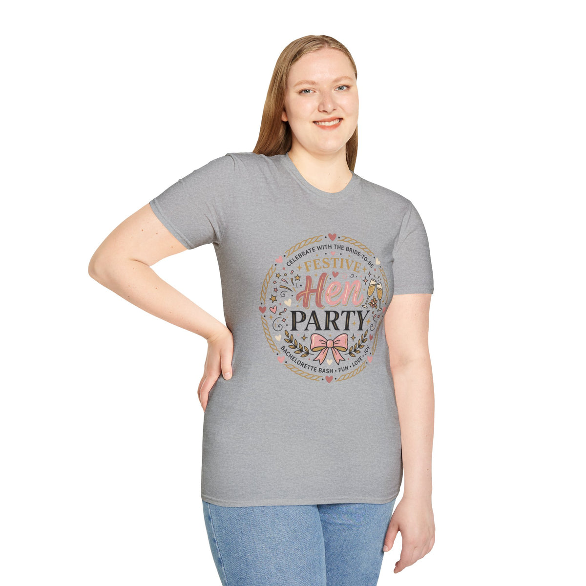 Festive Hen Party T-Shirt | Bachelorette Celebration Design