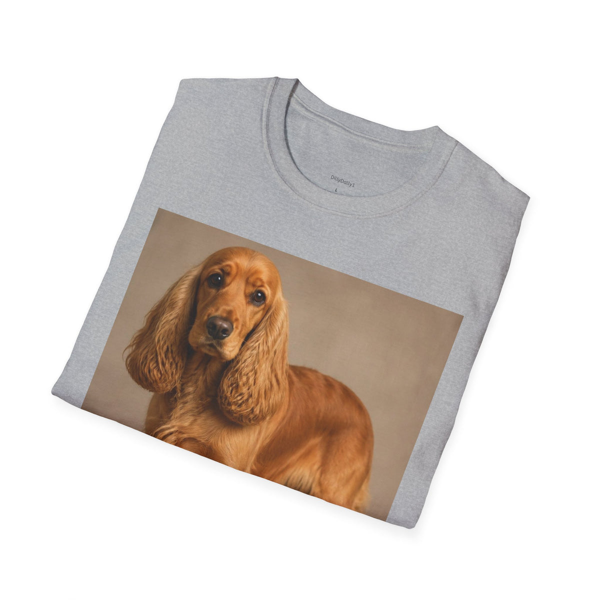 Cocker Spaniel Dog Mum T-Shirt — Dog Mom Graphic Tee with Photo Print