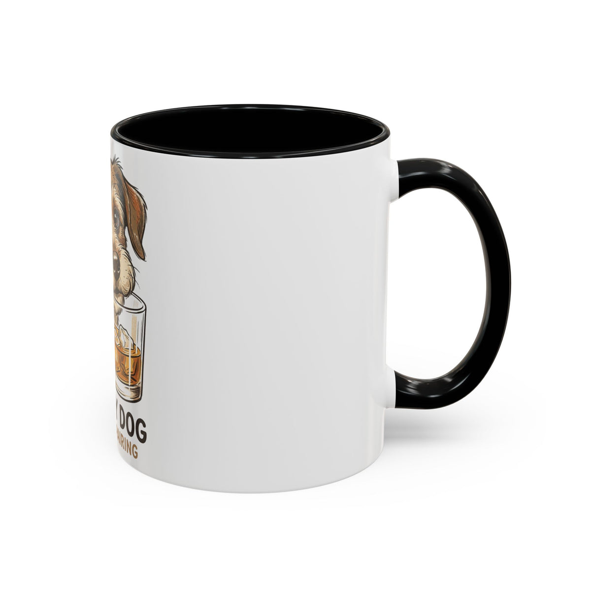 Whiskey Dog illustration mug | Coffee Mug