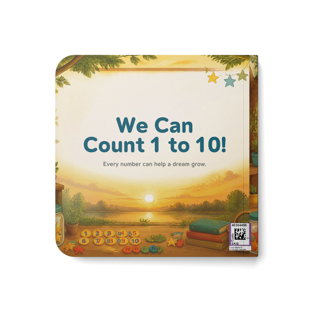 Counting Board Book — "Count with Sammy, Mia, and Wise Owl" (We Can Count 1 to 10)