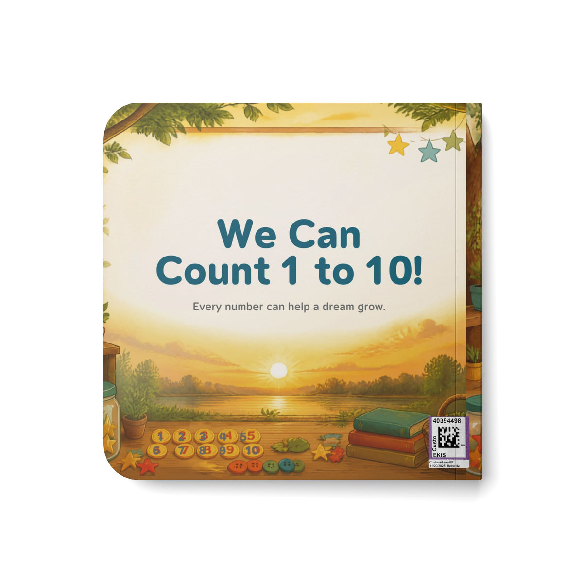 Counting Board Book — "Count with Sammy, Mia, and Wise Owl" (We Can Count 1 to 10)