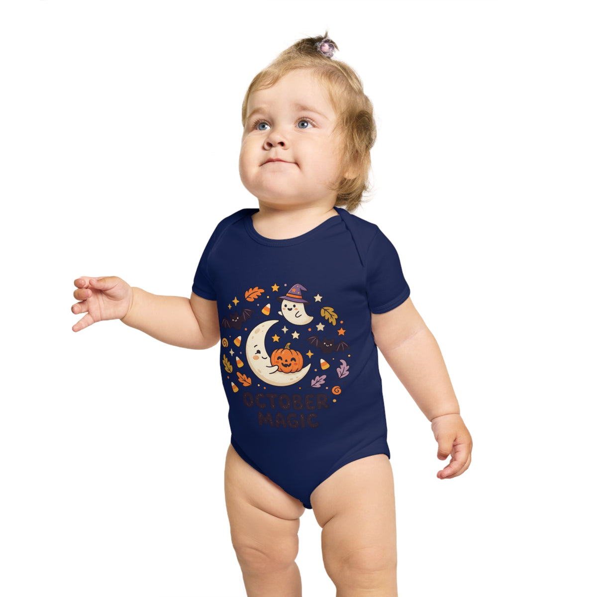 Halloween - October Magic Baby Bodysuit — Cute Halloween Infant Onesie