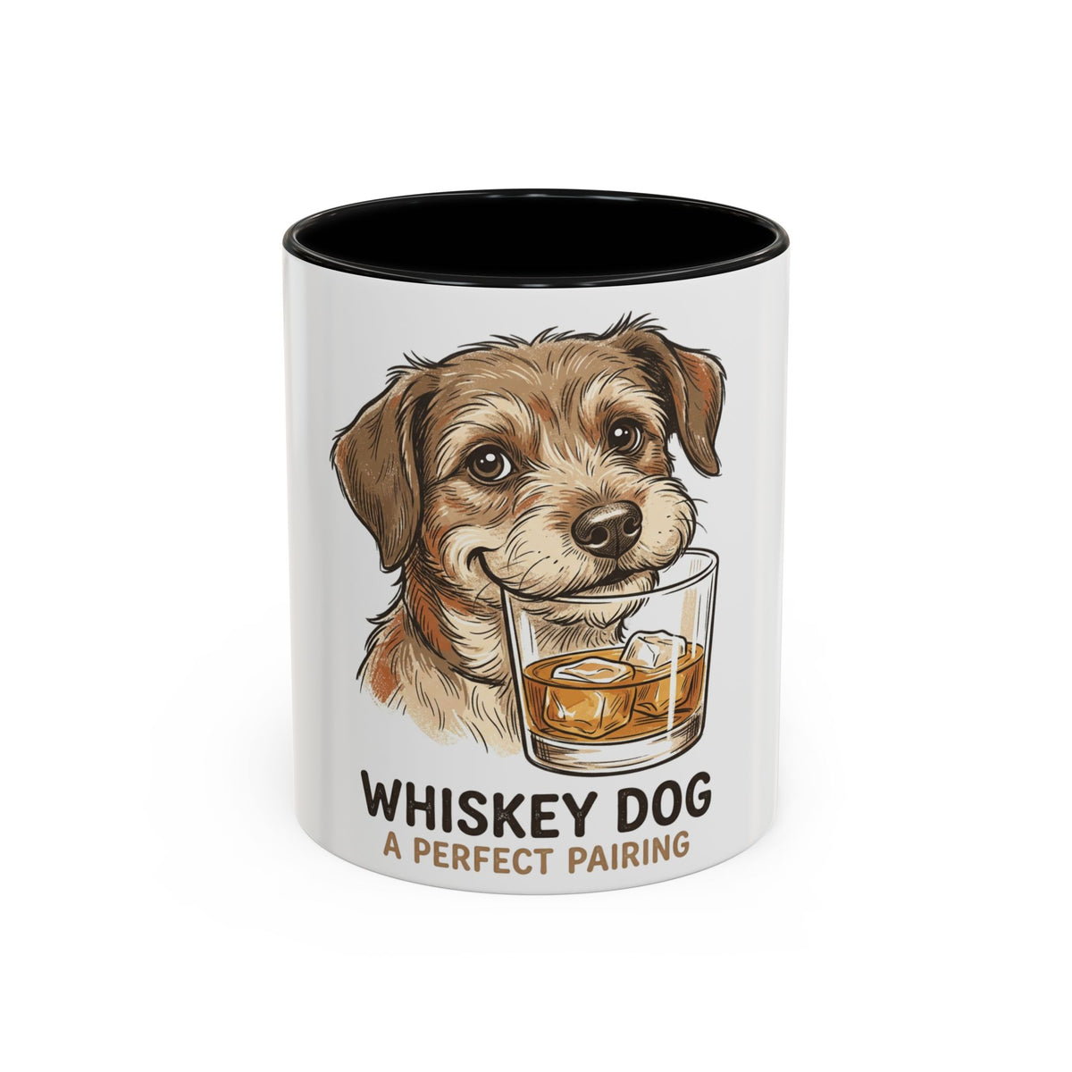 Whiskey Dog illustration mug | Coffee Mug