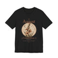 August Birth Flower Gladiolus Floral Tee