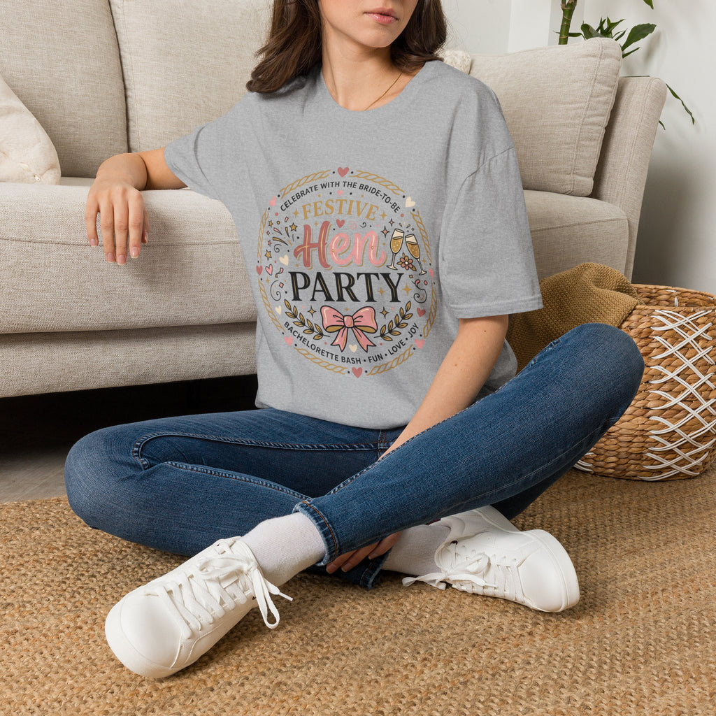 Festive Hen Party T-Shirt | Bachelorette Celebration Design