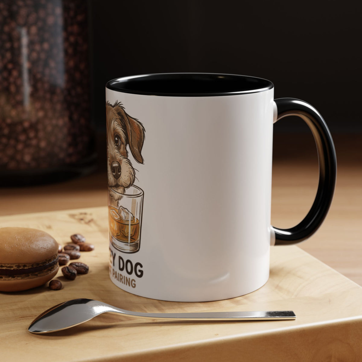 Whiskey Dog illustration mug | Coffee Mug