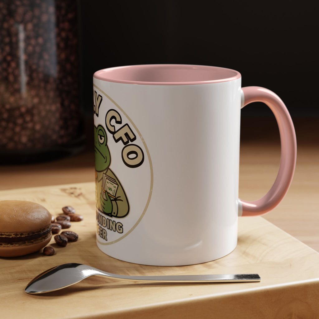 Family CFO Frog Chief Funding Officer mug | Accent coffee mug