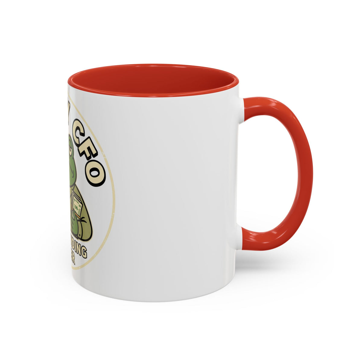 Family CFO Frog Chief Funding Officer mug | Accent coffee mug