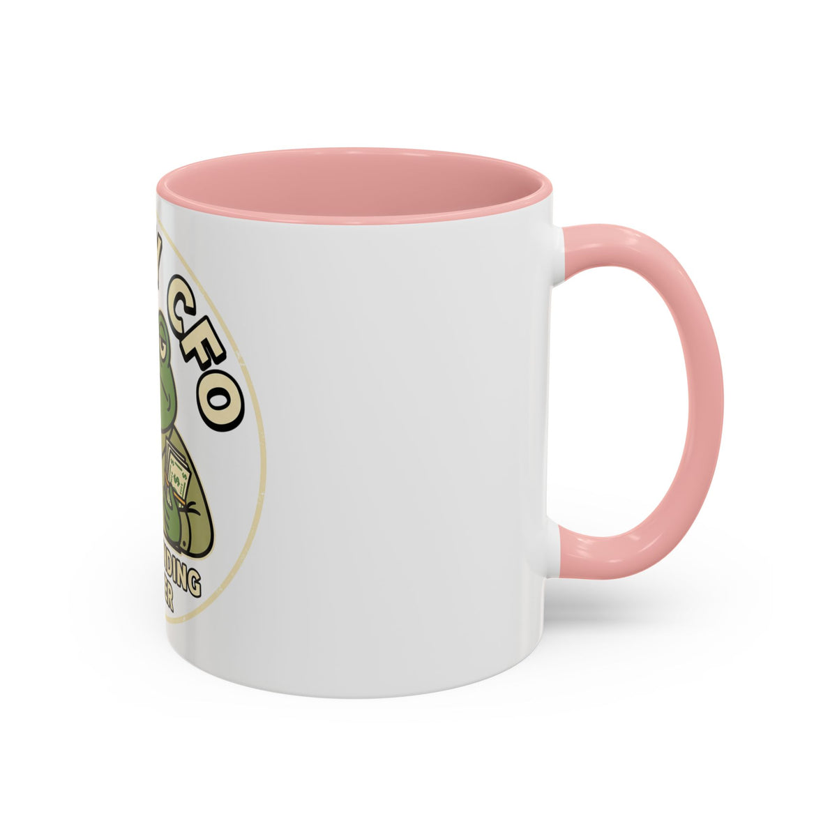 Family CFO Frog Chief Funding Officer mug | Accent coffee mug
