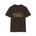 Dad's Repair Service T-Shirt | Funny Handyman Slogan, Tool Graphic