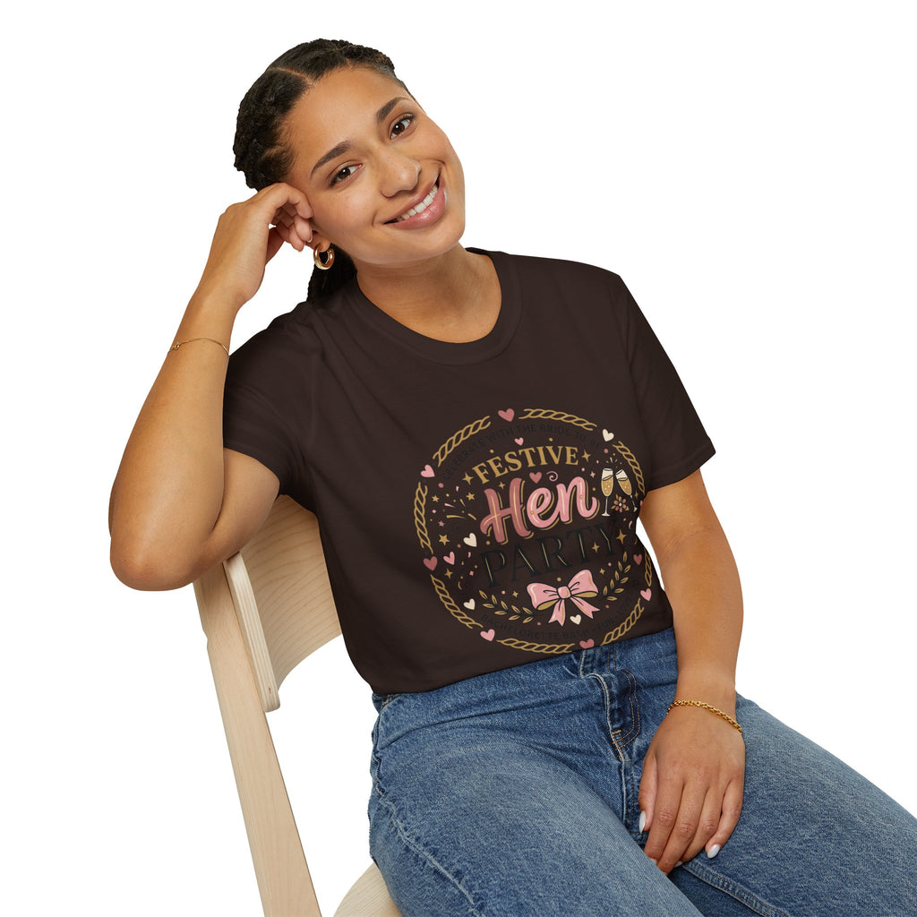 Festive Hen Party T-Shirt | Bachelorette Celebration Design