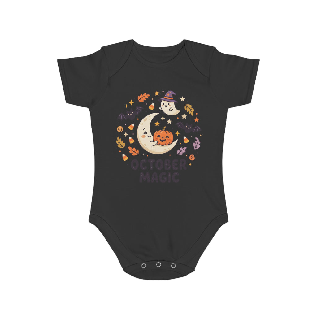 Halloween - October Magic Baby Bodysuit — Cute Halloween Infant Onesie