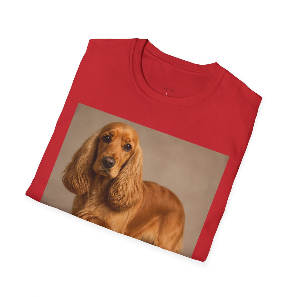 Cocker Spaniel Dog Mum T-Shirt — Dog Mom Graphic Tee with Photo Print