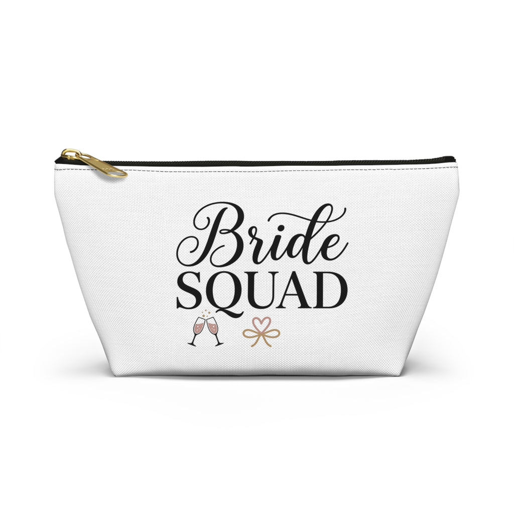 Bride Squad Accessory Pouch | T-Bottom Makeup Bag, Bachelorette Party