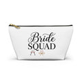 Bride Squad Accessory Pouch | T-Bottom Makeup Bag, Bachelorette Party