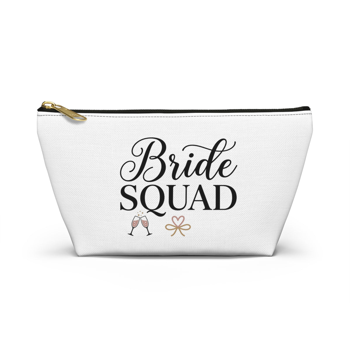 Bride Squad Accessory Pouch | T-Bottom Makeup Bag, Bachelorette Party