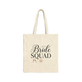 Bride Squad Tote Bag | Bachelorette Party, Bridesmaid Canvas Tote