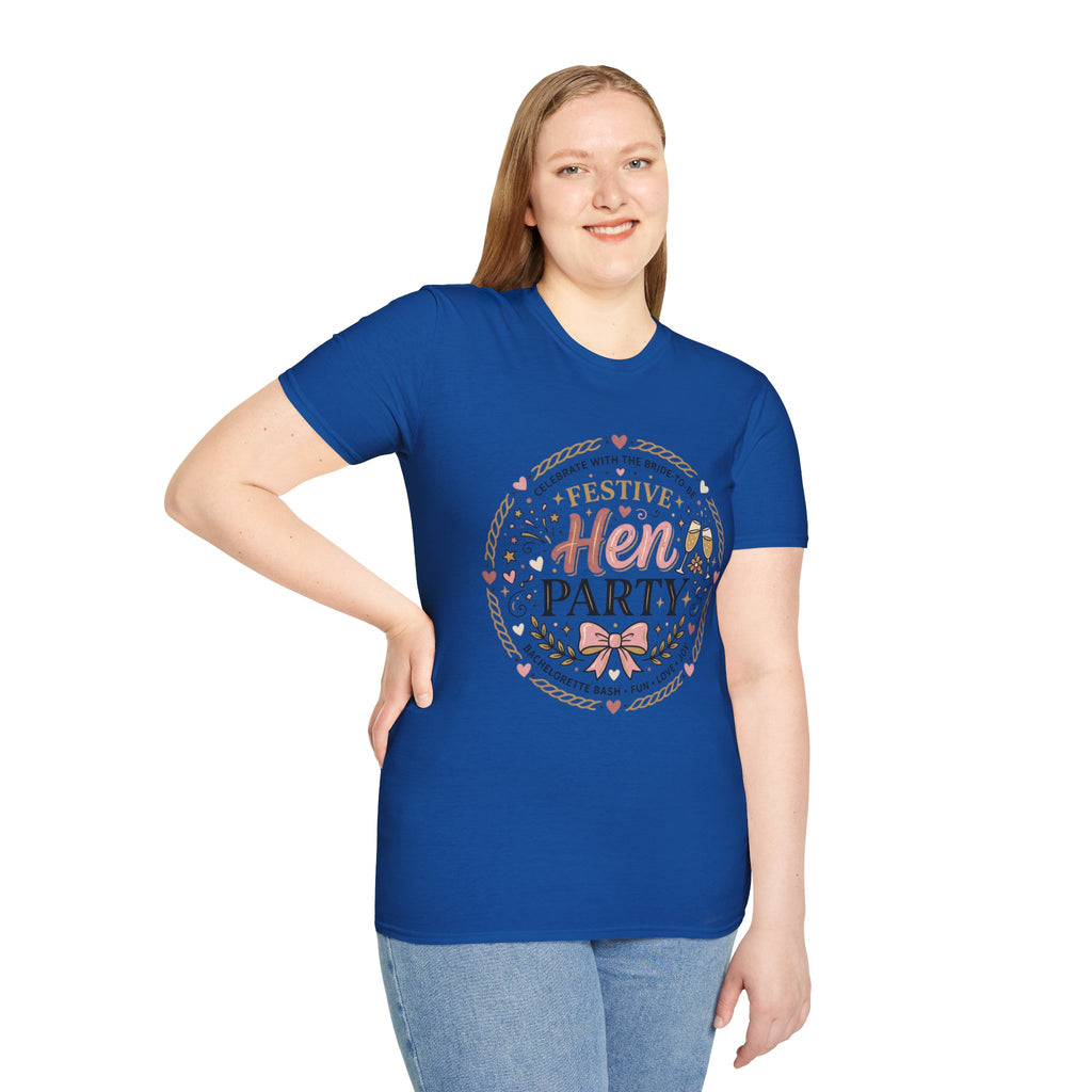 Festive Hen Party T-Shirt | Bachelorette Celebration Design