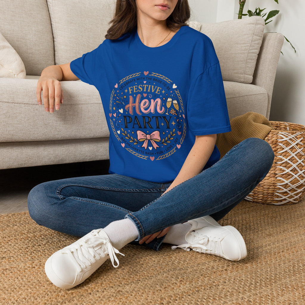 Festive Hen Party T-Shirt | Bachelorette Celebration Design