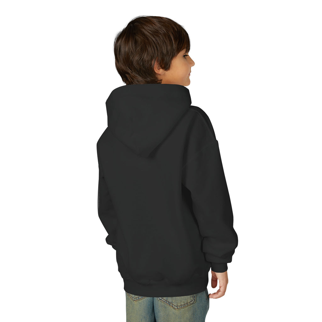 Kids Patriotic Elephant Hoodie – Blue Red USA Spirit Youth Sweatshirt