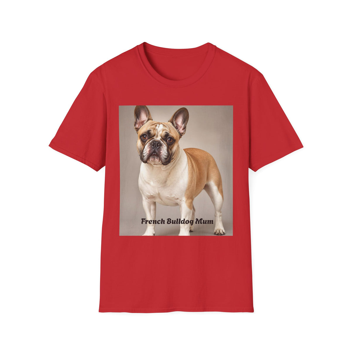 French Bulldog Photo Mum T-Shirt | Frenchie Mom Tee