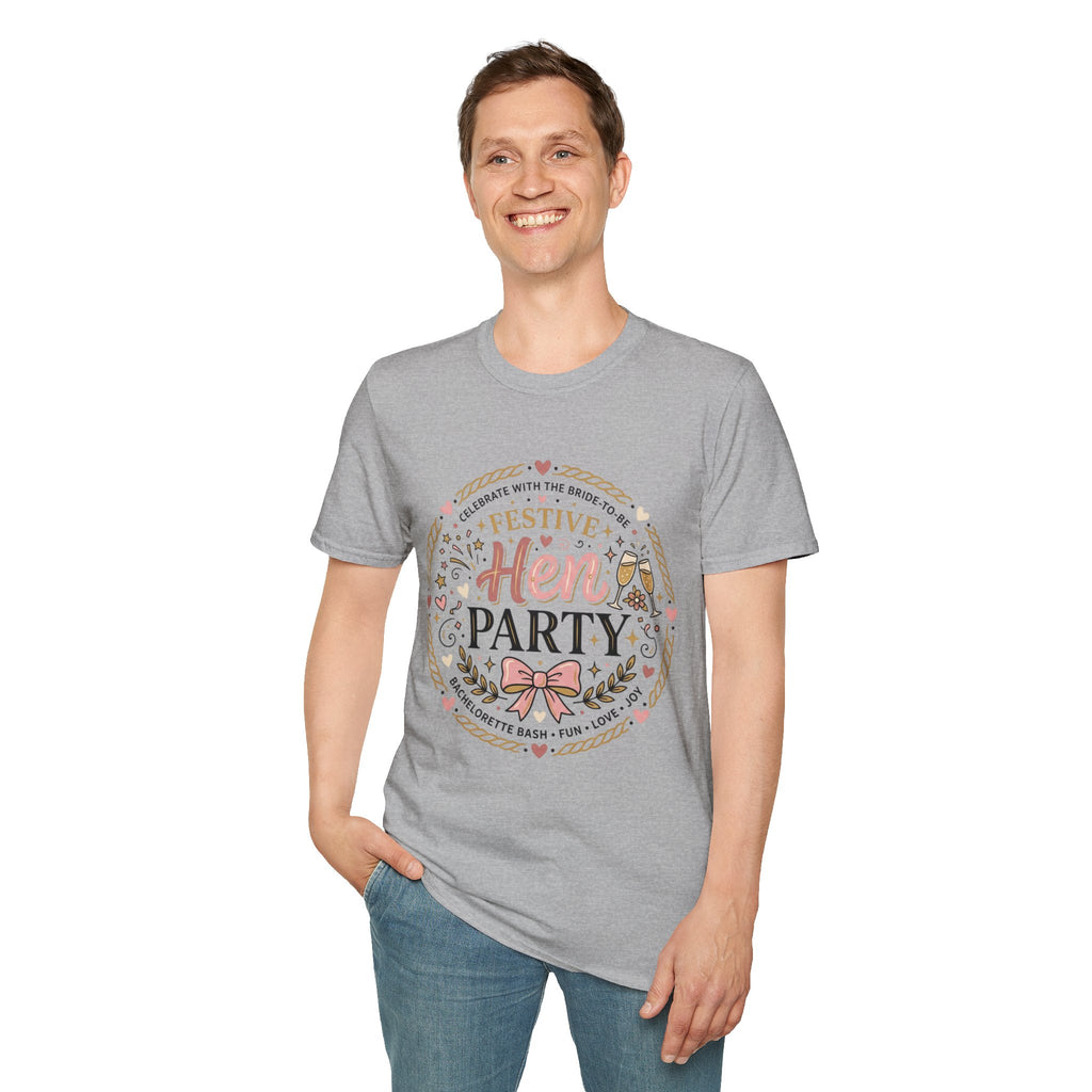 Festive Hen Party T-Shirt | Bachelorette Celebration Design