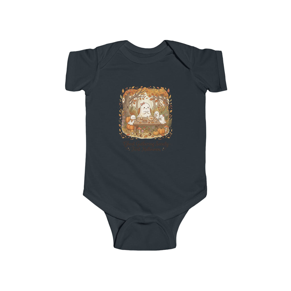 Halloween Baby Bodysuit — Cute Ghost & Pumpkin Fall Outfit