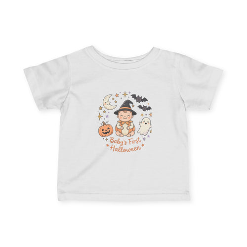 Baby’s First Halloween Infant Tee — Cute Witch Costume Pumpkin & Ghost
