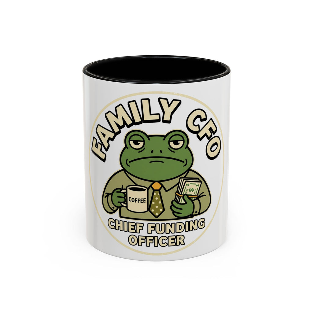 Family CFO Frog Chief Funding Officer mug | Accent coffee mug