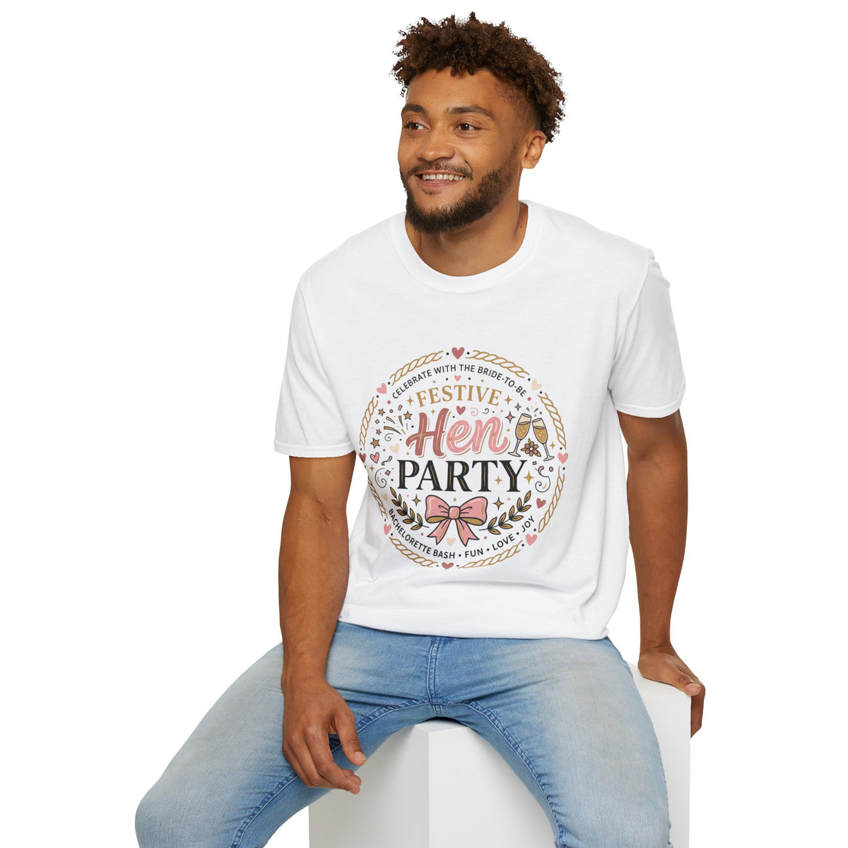 Festive Hen Party T-Shirt | Bachelorette Celebration Design