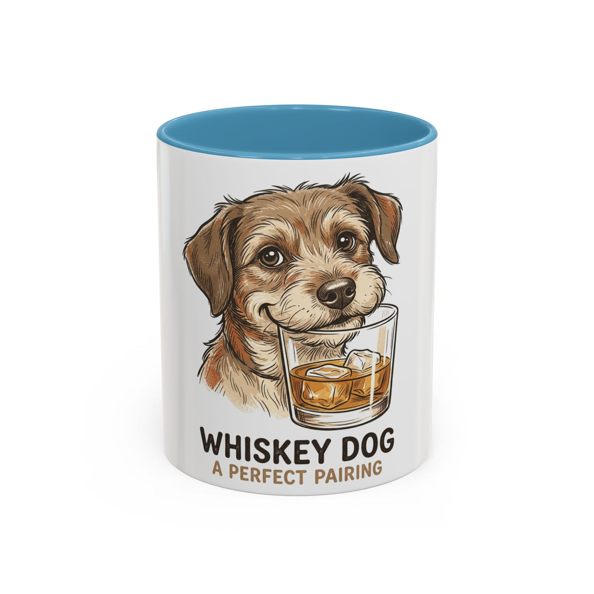Whiskey Dog illustration mug | Coffee Mug