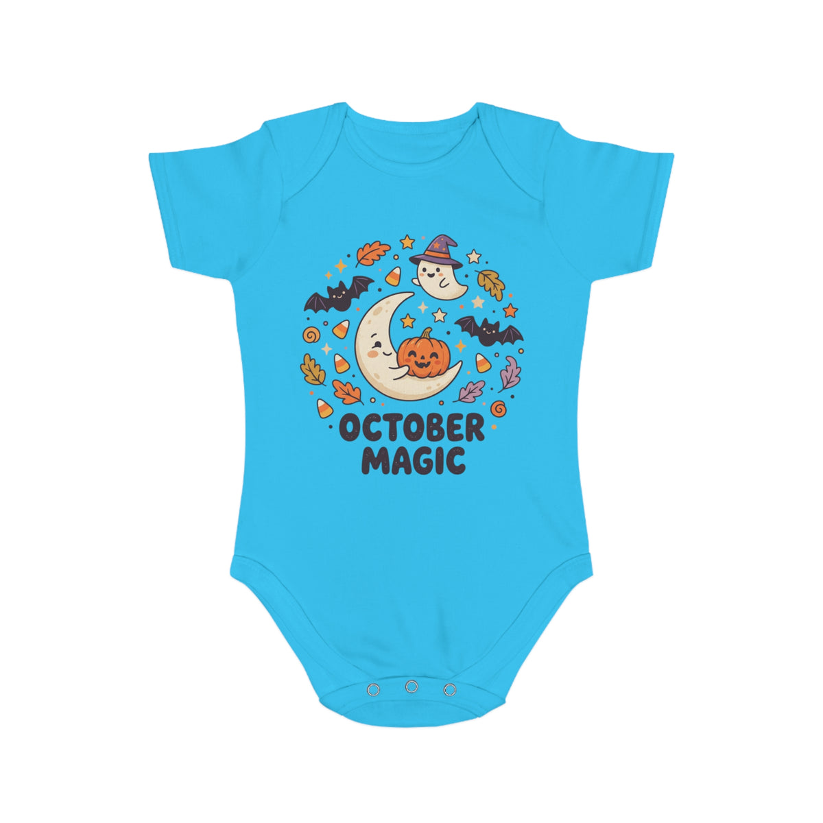 Halloween - October Magic Baby Bodysuit — Cute Halloween Infant Onesie