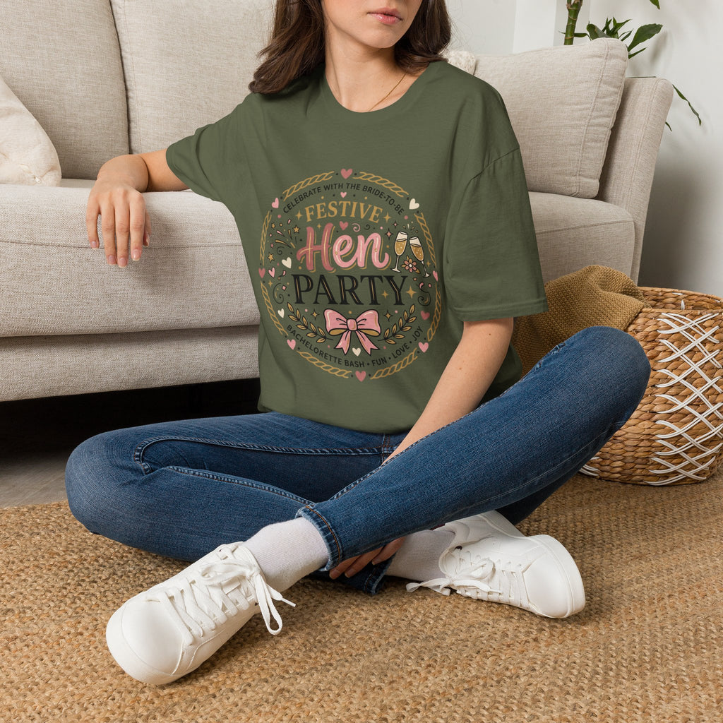 Festive Hen Party T-Shirt | Bachelorette Celebration Design