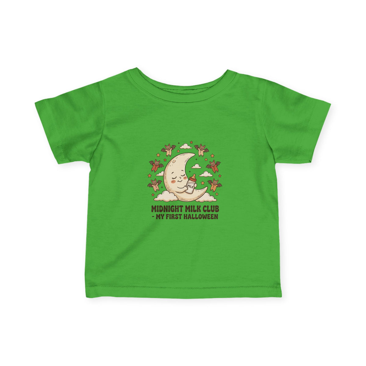 Halloween - Infant Tee — "Midnight Milk Club: My First Halloween" Baby Shirt