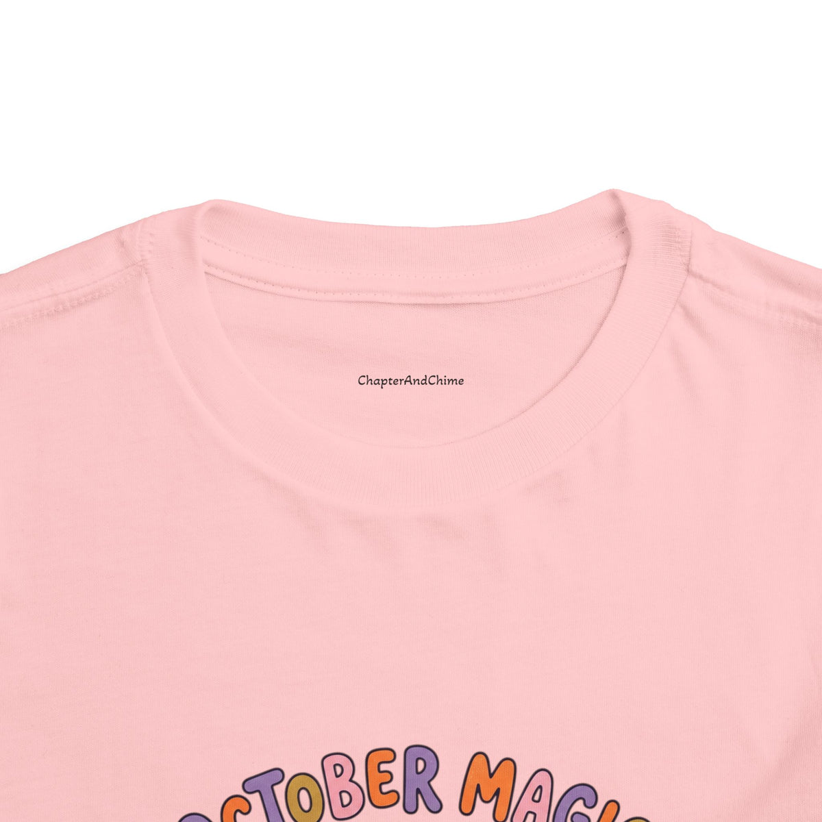 Halloween - October Magic Toddler Tee — Cute Witch Pumpkin Halloween Shirt