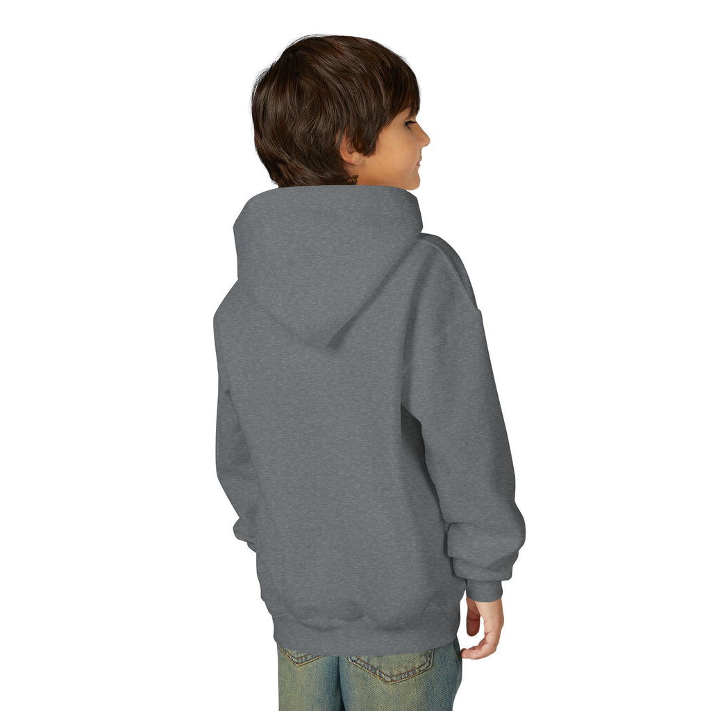Kids Patriotic Elephant Hoodie – Blue Red USA Spirit Youth Sweatshirt