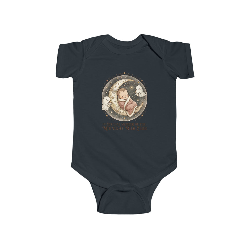 Halloween Theme - Midnight Milk Club Infant Bodysuit — Cute Night-time Nursing Baby Onesie