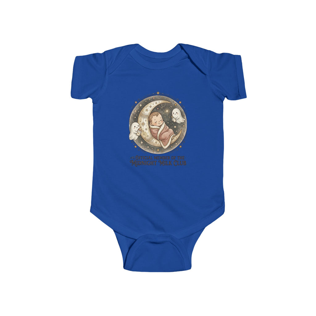 Halloween Theme - Midnight Milk Club Infant Bodysuit — Cute Night-time Nursing Baby Onesie