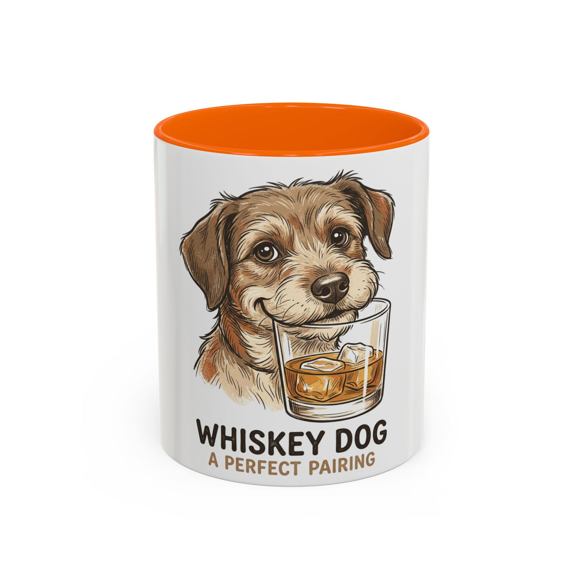 Whiskey Dog illustration mug | Coffee Mug
